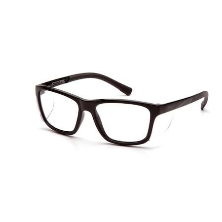 Pyramex Conaire, Safety Glasses, Anti-Scratch, Clear Lens, Black Frame SB10710D